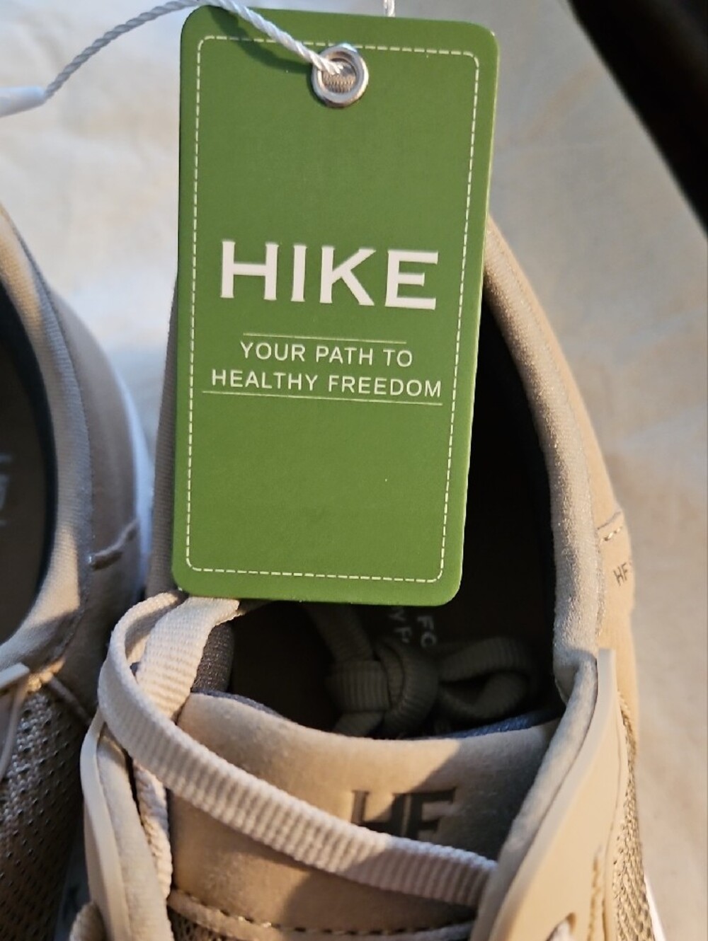 HF Women’s Lightweight Beige Knit Sneakers - Picture 3 of 6